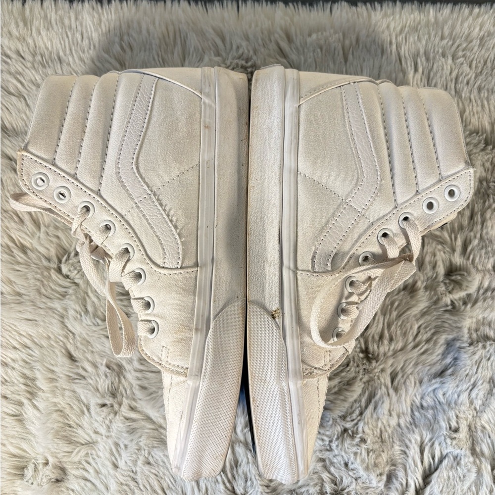 White High-Top Vans - Picture 4 of 8